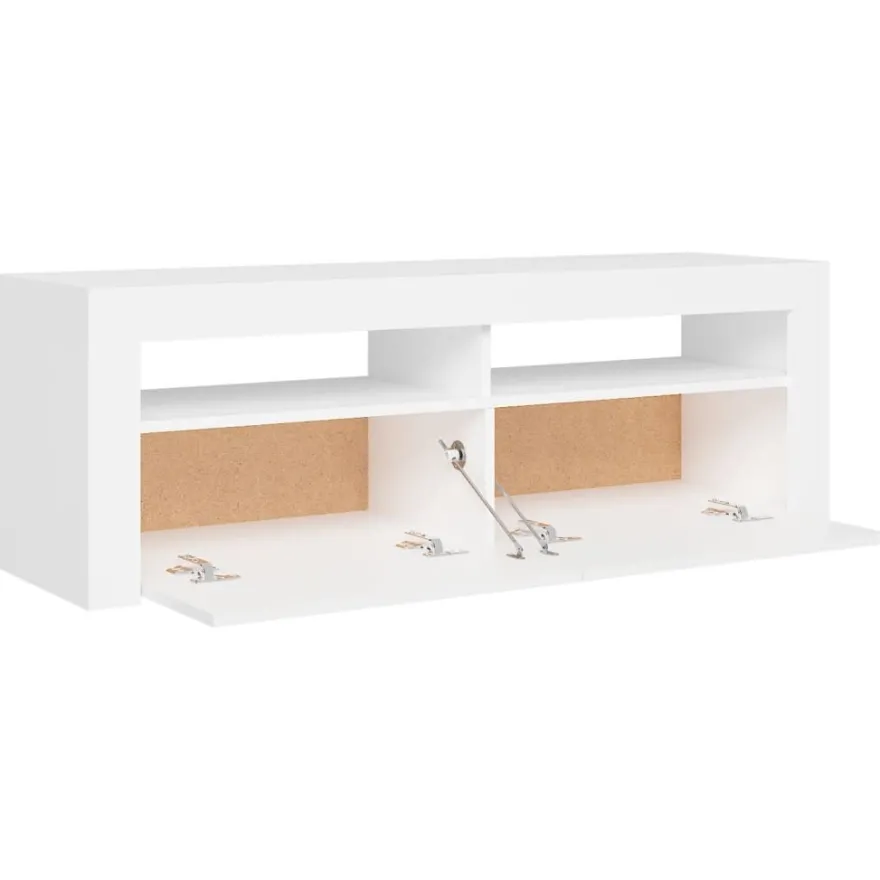 TV-kaappi/taso LED-valoilla, 120x35x40 cm, eri värejä (09085)
