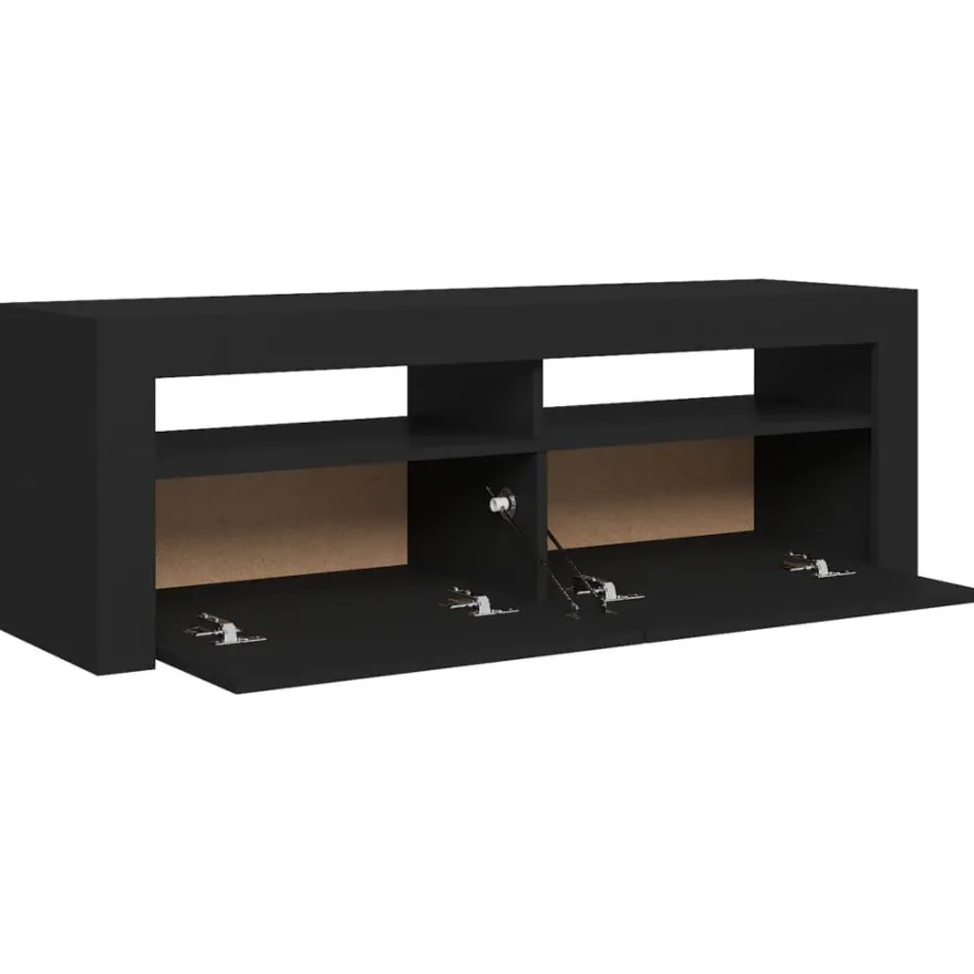 TV-kaappi/taso LED-valoilla, 120x35x40 cm, eri värejä (09085)