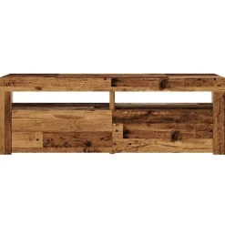 TV-kaappi/taso LED-valoilla, 120x35x40 cm, eri värejä (09085)