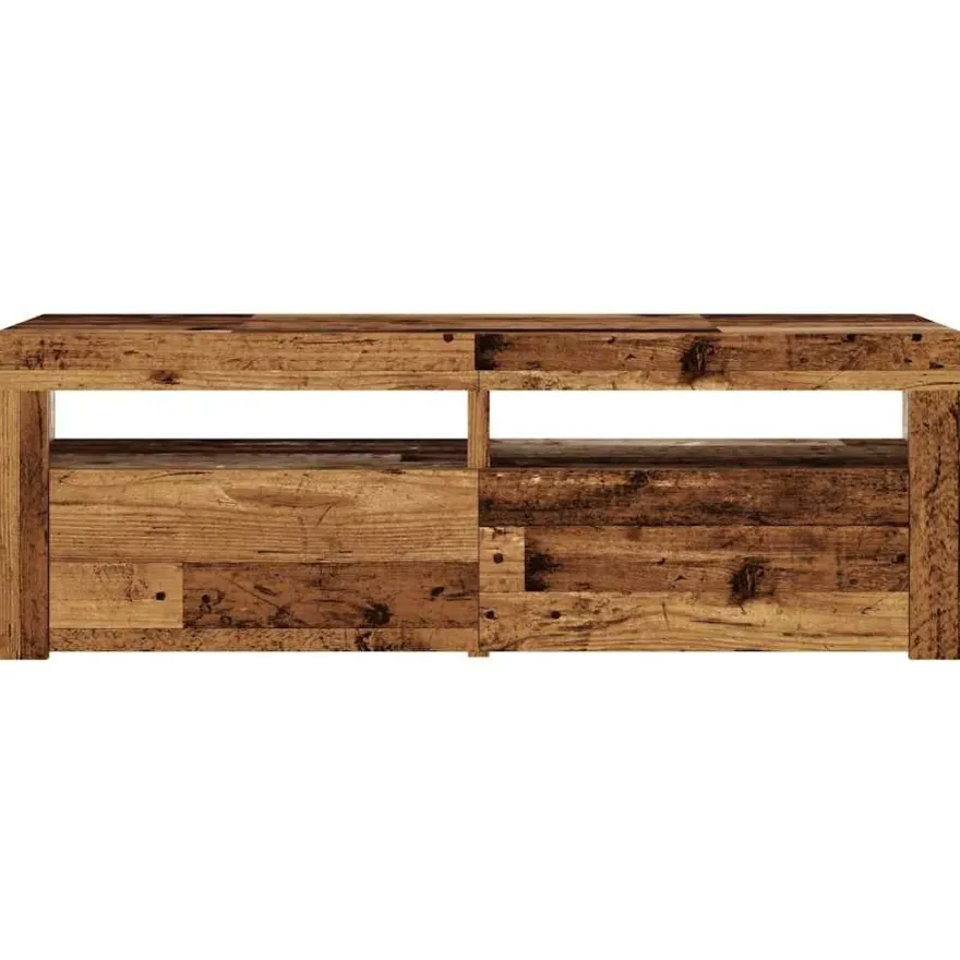 TV-kaappi/taso LED-valoilla, 120x35x40 cm, eri värejä (09085)