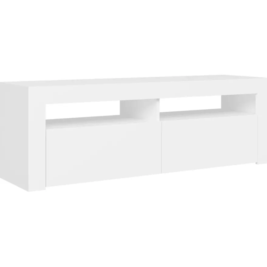 TV-kaappi/taso LED-valoilla, 120x35x40 cm, eri värejä (09085)