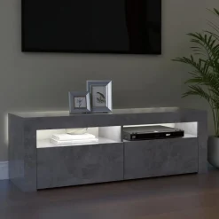 TV-kaappi/taso LED-valoilla, 120x35x40 cm, eri värejä (09085)