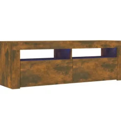TV-kaappi/taso LED-valoilla, 120x35x40 cm, eri värejä (09085)
