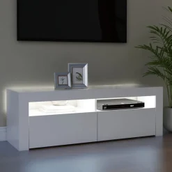 TV-kaappi/taso LED-valoilla, 120x35x40 cm, eri värejä (09085)