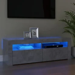 TV-kaappi/taso LED-valoilla, 120x35x40 cm, eri värejä (09085)