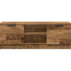 TV-kaappi vanhaa puuta 102x35x36,5 cm tekninen puu (56858)