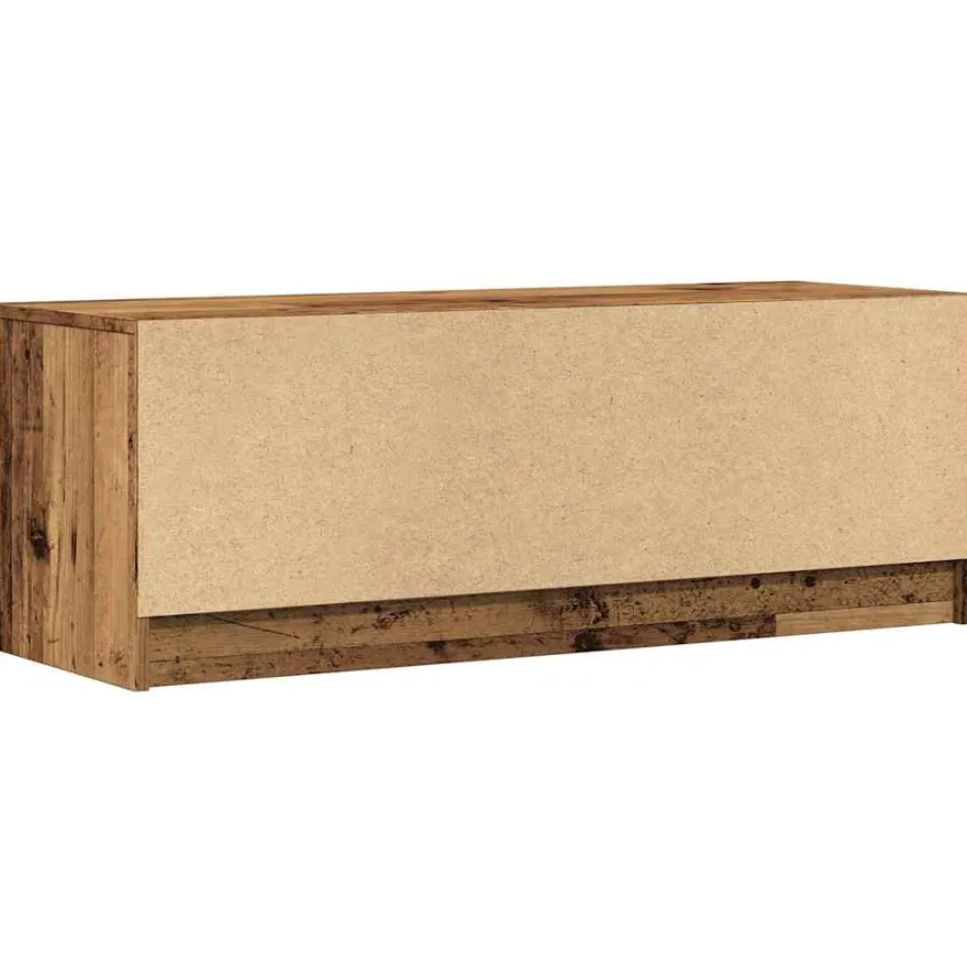 TV-kaappi vanhaa puuta 102x35x36,5 cm tekninen puu (56858)