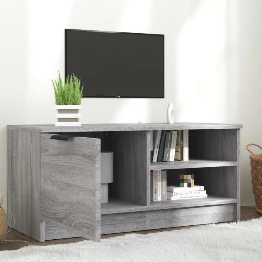 TV-kaluste, 80x35x36,5 cm, eri värejä ja pakkauskokoja (13726)