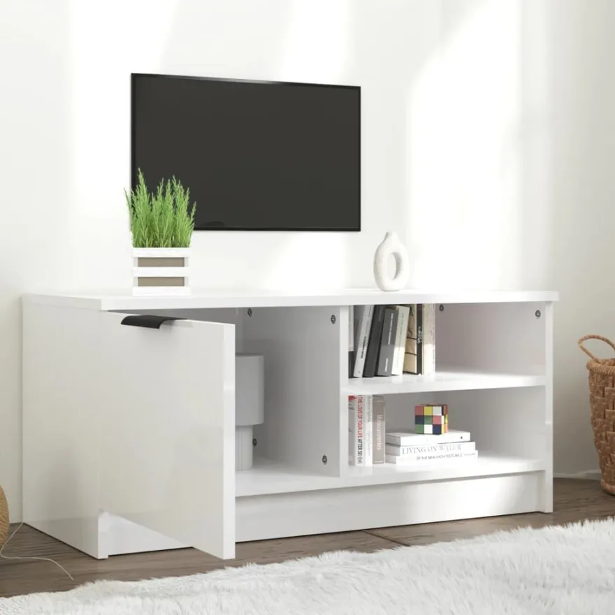 TV-kaluste, 80x35x36,5 cm, eri värejä ja pakkauskokoja (13726)