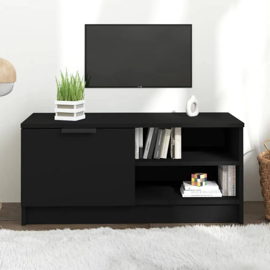 TV-kaluste, 80x35x36,5 cm, eri värejä ja pakkauskokoja (13726)
