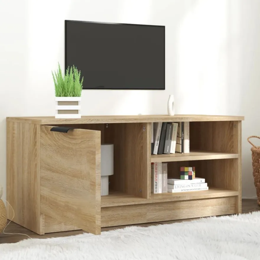 TV-kaluste, 80x35x36,5 cm, eri värejä ja pakkauskokoja (13726)