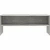 Tv-taso betoninharmaa 100x40x40 cm lastulevy