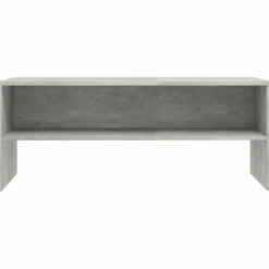 Tv-taso betoninharmaa 100x40x40 cm lastulevy