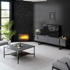 TV-taso Linento Furniture Chrome Line, 180cm