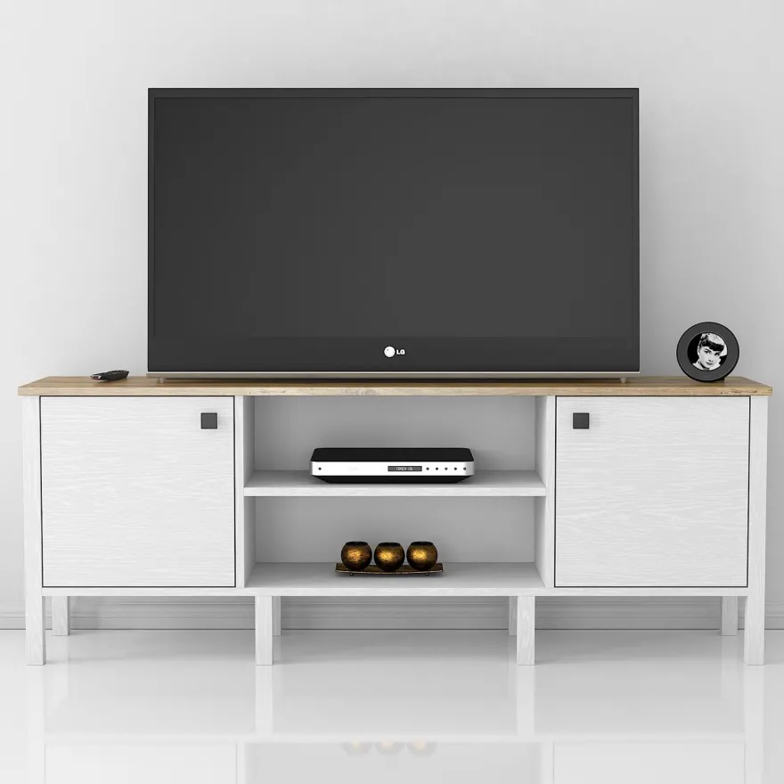 TV-taso Linento Furniture FRN-10058, valkoinen