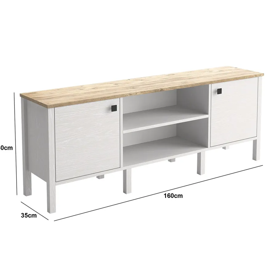 TV-taso Linento Furniture FRN-10058, valkoinen