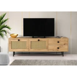 TV-taso Linento Furniture Hapsiyas 180, ruskea