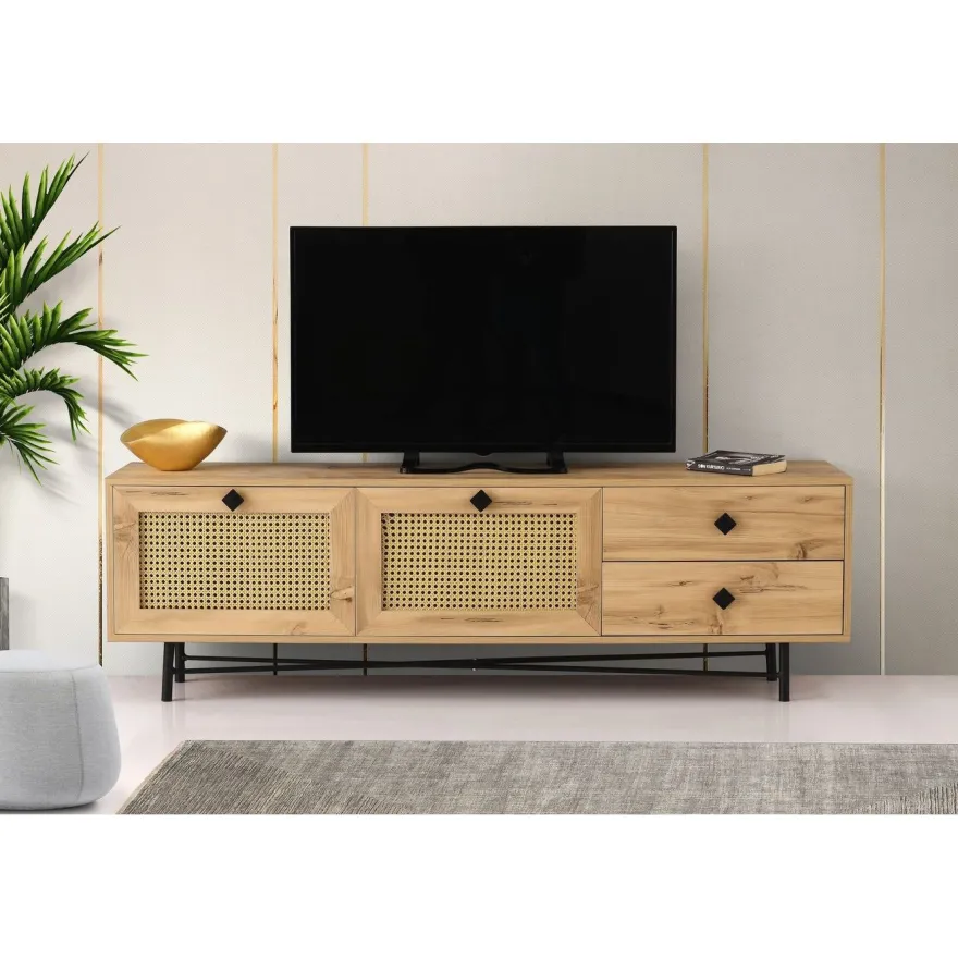 TV-taso Linento Furniture Hapsiyas 180, ruskea