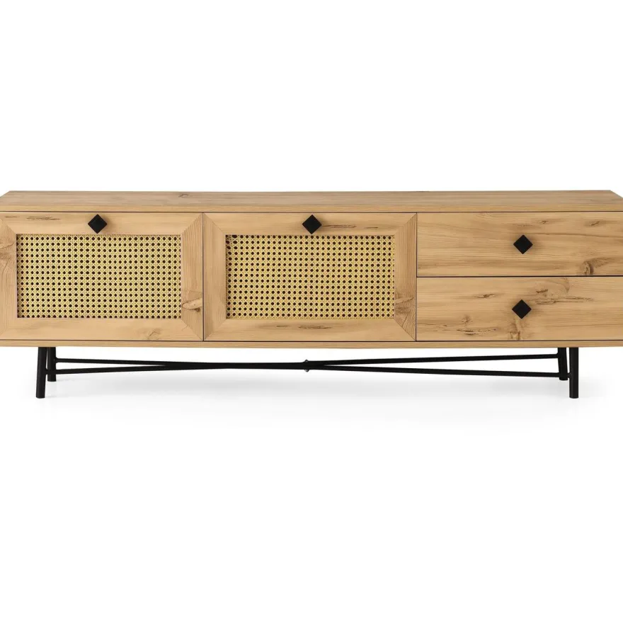 TV-taso Linento Furniture Hapsiyas 180, ruskea