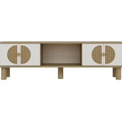 TV-taso Linento Furniture Inci Bohem, 150cm, valkoinen/ruskea