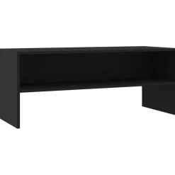 Tv-taso musta 100x40x40 cm lastulevy