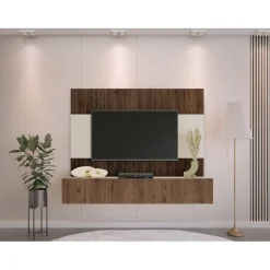 TV-taso Nomla Deromi 180x150, ruskea