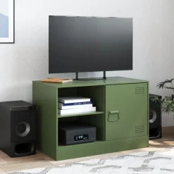 TV-taso teräs, 67x39x44 cm, eri värejä ja pakkauskokoja (33198)