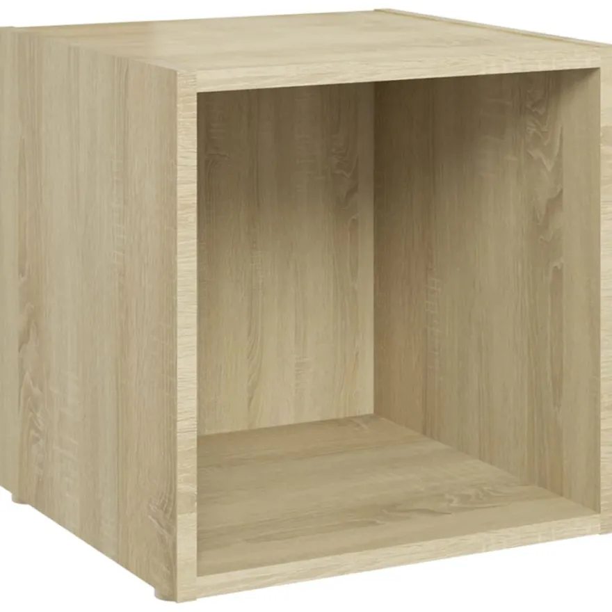TV-tasot 37x35x37 cm tekninen puu, eri värejä ja pakkauskokoja (08935)
