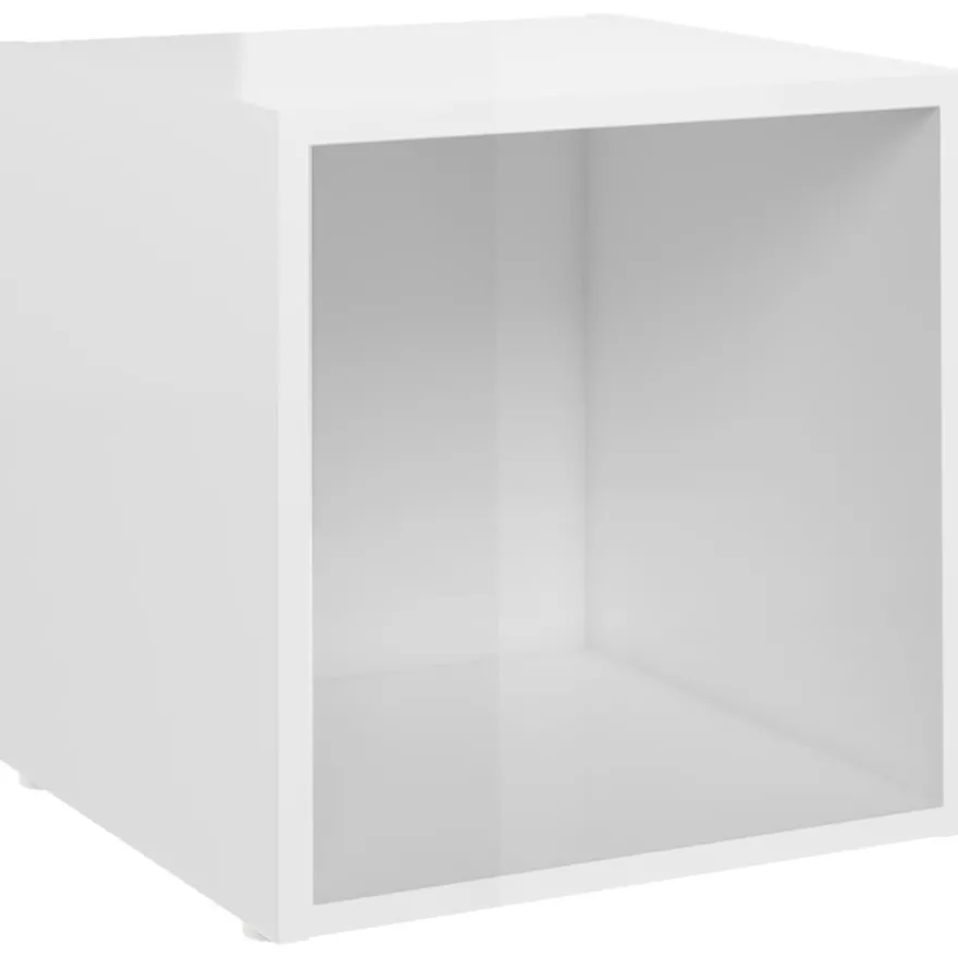 TV-tasot 37x35x37 cm tekninen puu, eri värejä ja pakkauskokoja (08935)