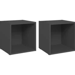 TV-tasot 37x35x37 cm tekninen puu, eri värejä ja pakkauskokoja (08935)