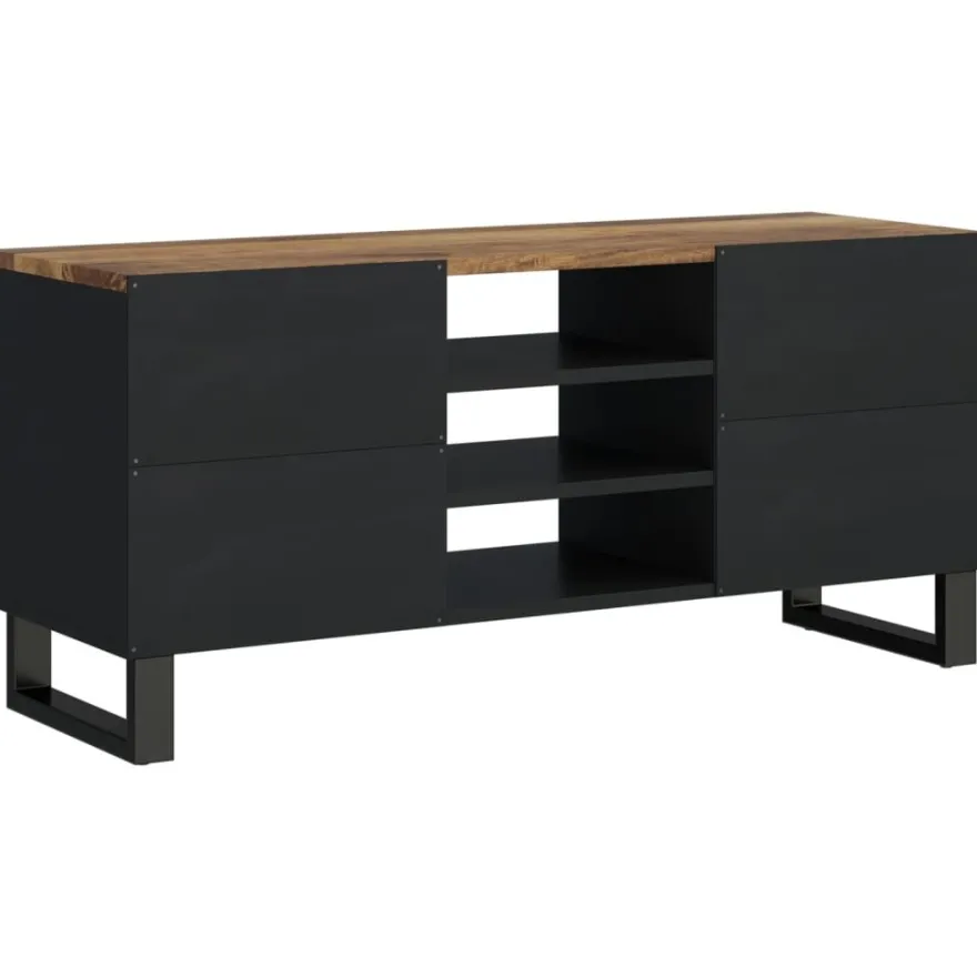 TV-taso, täysi mangopuu ja tekninen puu, 100x33x46 cm, eri värejä (31937)