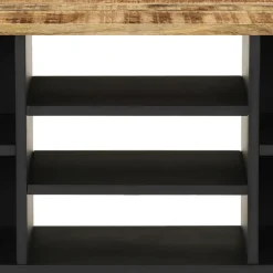 TV-taso, täysi mangopuu ja tekninen puu, 100x33x46 cm, eri värejä (31937)