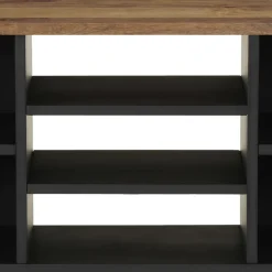 TV-taso, täysi mangopuu ja tekninen puu, 100x33x46 cm, eri värejä (31937)