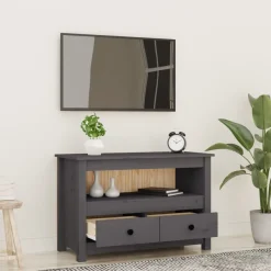 TV-taso täysi mänty, 79x35x52 cm, eri värejä (17544)