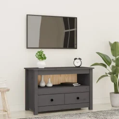 TV-taso täysi mänty, 79x35x52 cm, eri värejä (17544)