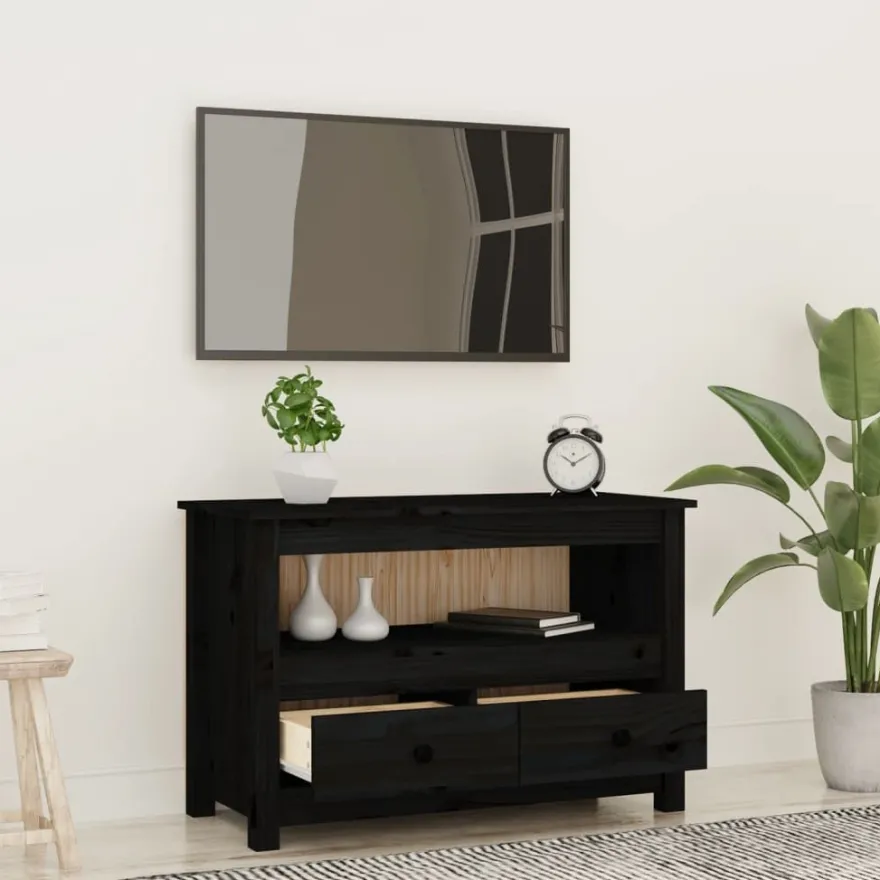 TV-taso täysi mänty, 79x35x52 cm, eri värejä (17544)