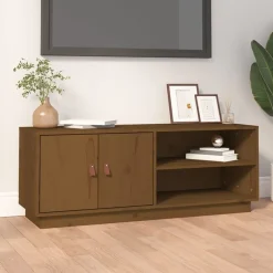 TV-taso täysi mänty 105x34x40 cm, eri värejä (17152)