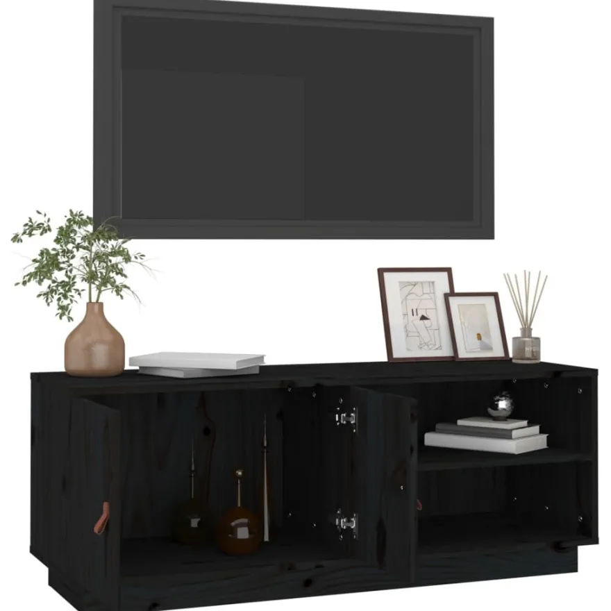 TV-taso täysi mänty 105x34x40 cm, eri värejä (17152)