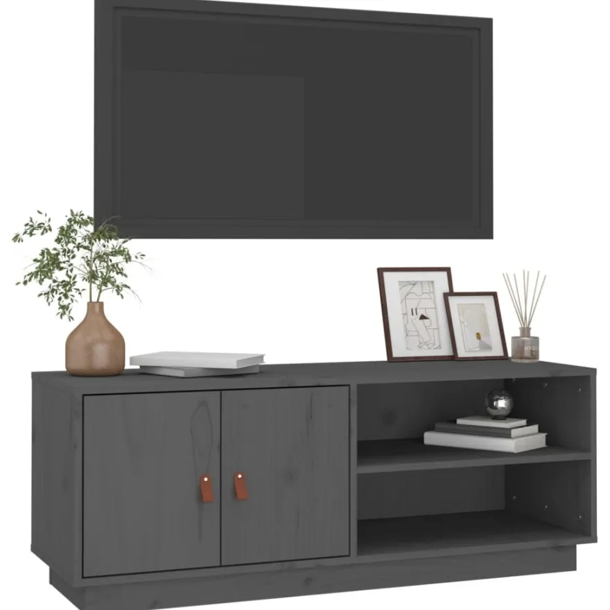 TV-taso täysi mänty 105x34x40 cm, eri värejä (17152)