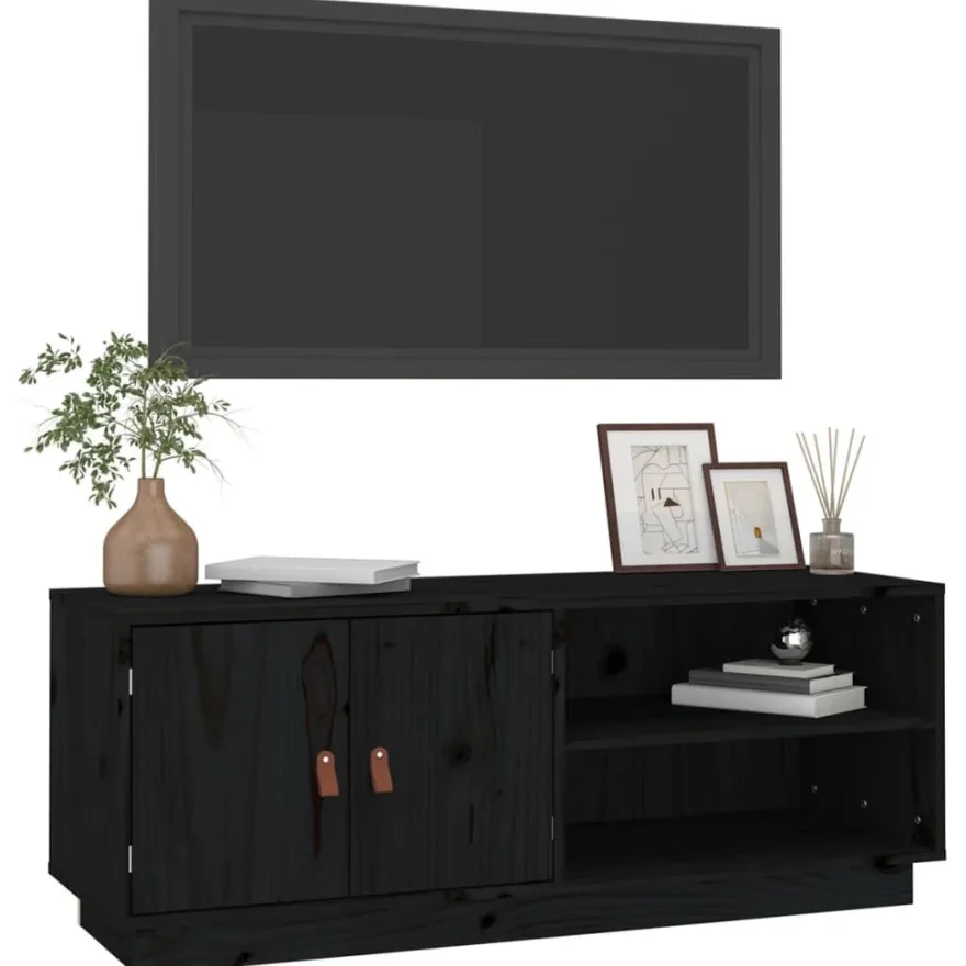 TV-taso täysi mänty 105x34x40 cm, eri värejä (17152)