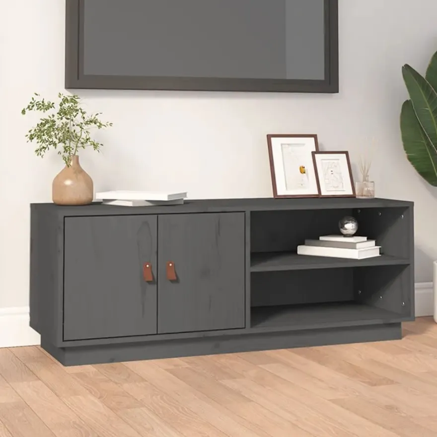 TV-taso täysi mänty 105x34x40 cm, eri värejä (17152)