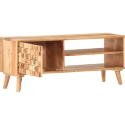 TV-taso 100x35x40 cm täysi akaasiapuu (87442)