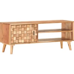 TV-taso 100x35x40 cm täysi akaasiapuu (87442)