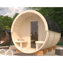 Tynnyrisauna Palmako Anita 1,6+0,7 m²