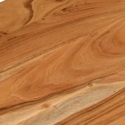 Työpöydän pöytälevy 100x50x2,5 cm suorakaide täysi akasiapuu (70164)