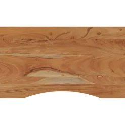 Työpöydän pöytälevy 100x50x2,5 cm suorakaide täysi akasiapuu (70164)