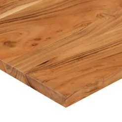 Työpöydän pöytälevy 100x50x2,5 cm suorakaide täysi akasiapuu (70164)