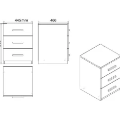 Työpöytäkokonaisuus Linento Furniture VO9, tummanruskea/harmaa