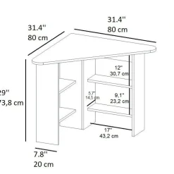 Työpöytä Linento Furniture Corner, eri värejä