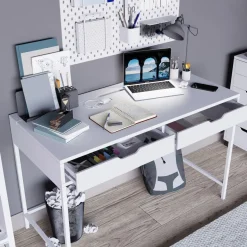 Työpöytä Linento Furniture Duru, valkoinen